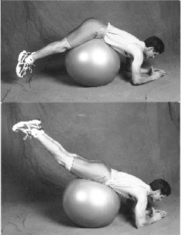 BALL BACK EXTENSIONS (for beginners)